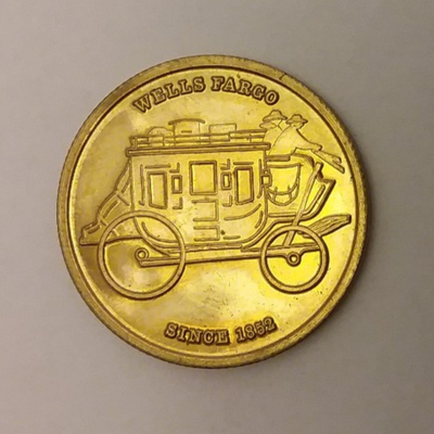 Wells Fargo Bank Parking Token 25mm | eBay