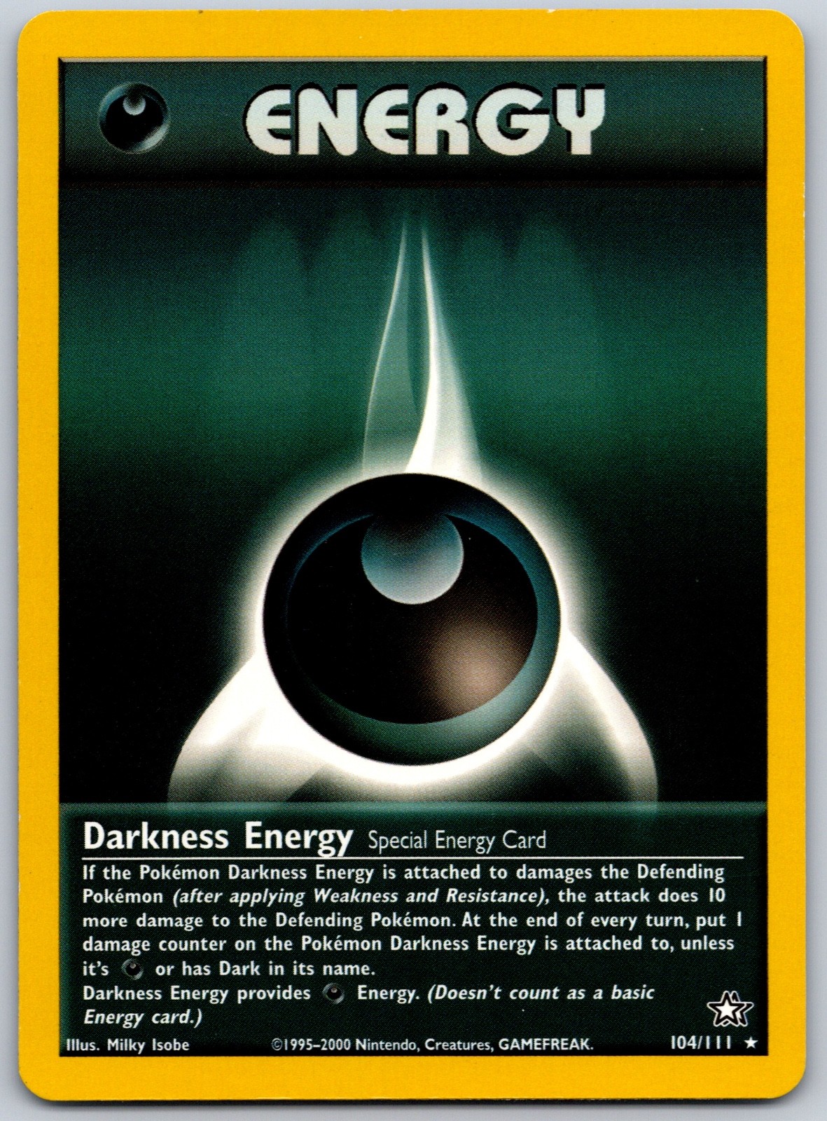 Darkness Energy Rare Neo Genesis 104/111 LP