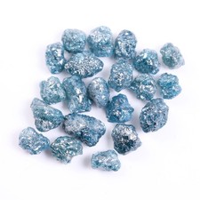 10Ct Natural Blue Rough Diamond, Blue Loose Uncut Raw Diamond For Wedding Ring