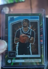 2024-25 Panini Donruss - Rated Rookie Stephon Castle #244 Holo Green Laser (RC)