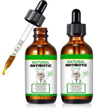Cat Antibiotics, Antibiotics for Cats, Natural Cat Multivitamin Herbal Supple...