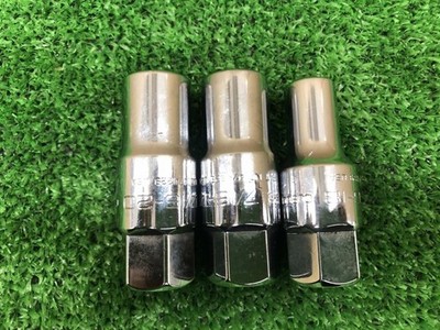 Snap-on CJ800 3/8'' Drive SAE Stud Installer 3Pc Set Rare [Used]