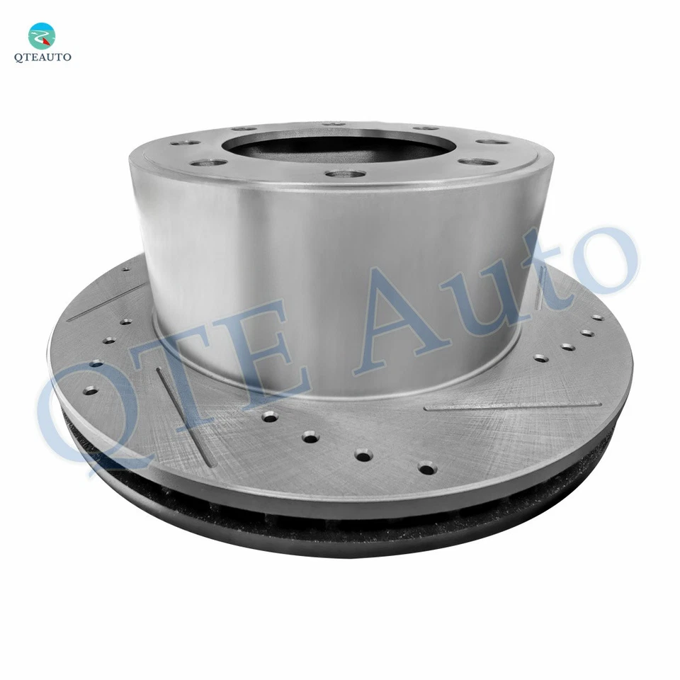 Задние перфорированные щелевые тормозные диски 340 мм для Ford F-250 Super Duty 2005-2012 годов выпуска - Изображение 3 из 4