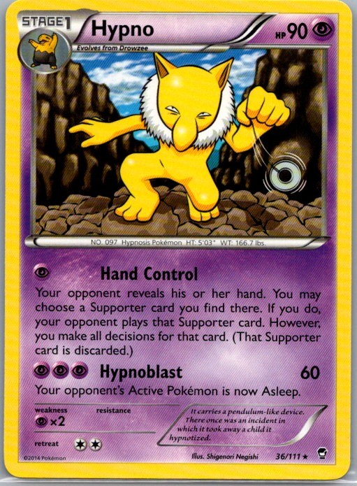 XY - Furious Fists #36/111 Hypno