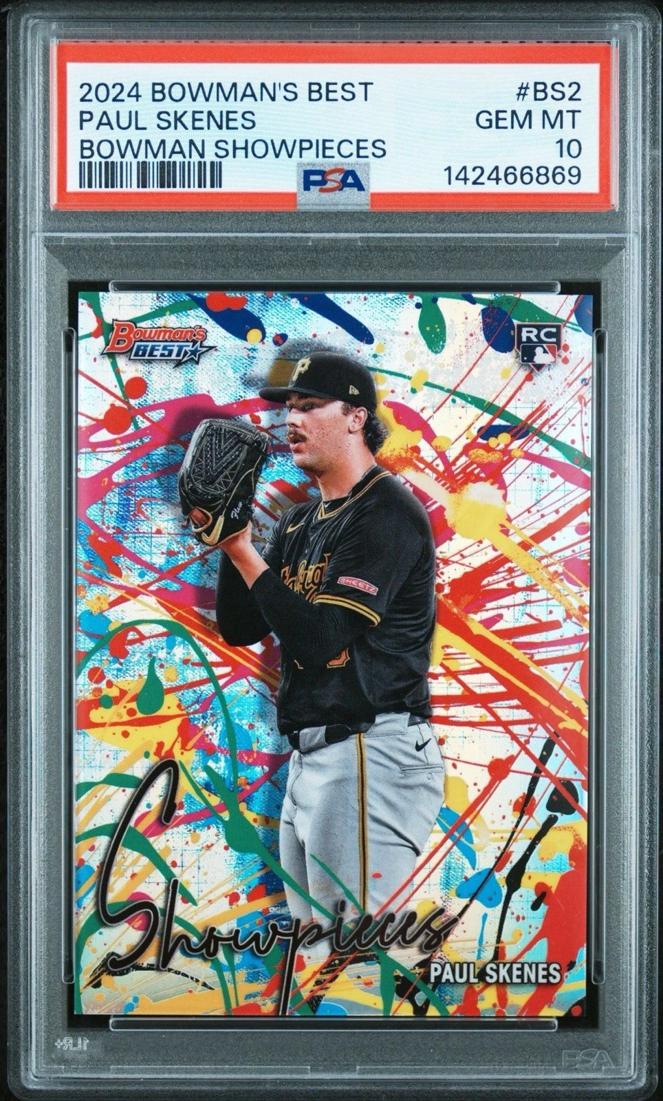 Deal for 2024 Bowman’s Best Paul Skenes Showpieces RC Rookie #BS2 PSA 10 Gem Mint