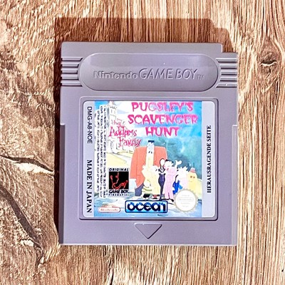 Original Nintendo Game Boy - The Addams Family Pugsley's Scavenger Hunt Gameboy
