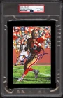 Joe Montana Signed Goal Line Art Card GLAC HOF 2000 Encapsulated PSA/DNA