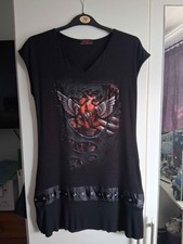 Sprial Direct - Womens Black Long Vest - Size L (12-14) - Excellent condition