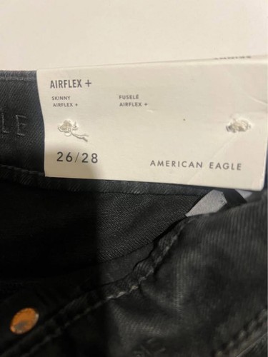NEW Youth American Eagle Distressed Skinny Jeans, 26x28 - Picture 3 of 4