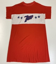 Camiseta De Colección 7 UP Dormir OSFA Soda Patriótica Promo Rara Años 70 80