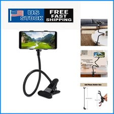 Versatile 360° Rotating Gooseneck Cell Phone Holder - Now Hands-Free Anywhere!