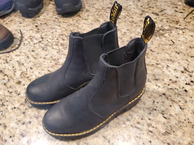 Martens Rometty Chelsea Black Burnished Wyoming 23917001 Size 