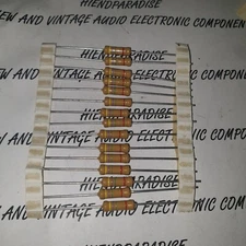 DRALORIC LCA0411 4M7 0.55W CARBON RESISTORS- EQUAL PIHER QUALITY! 16PCS!