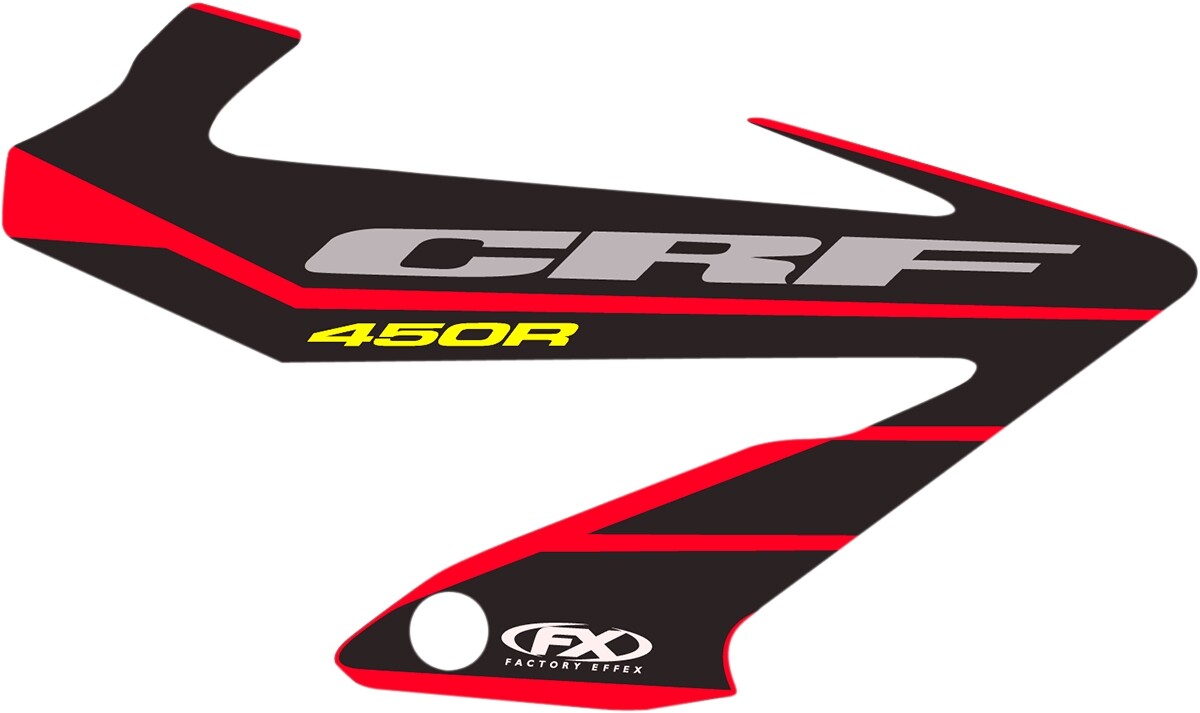 Factory Effex OEM Replica Tank / Shroud Graphics Red 08-0533