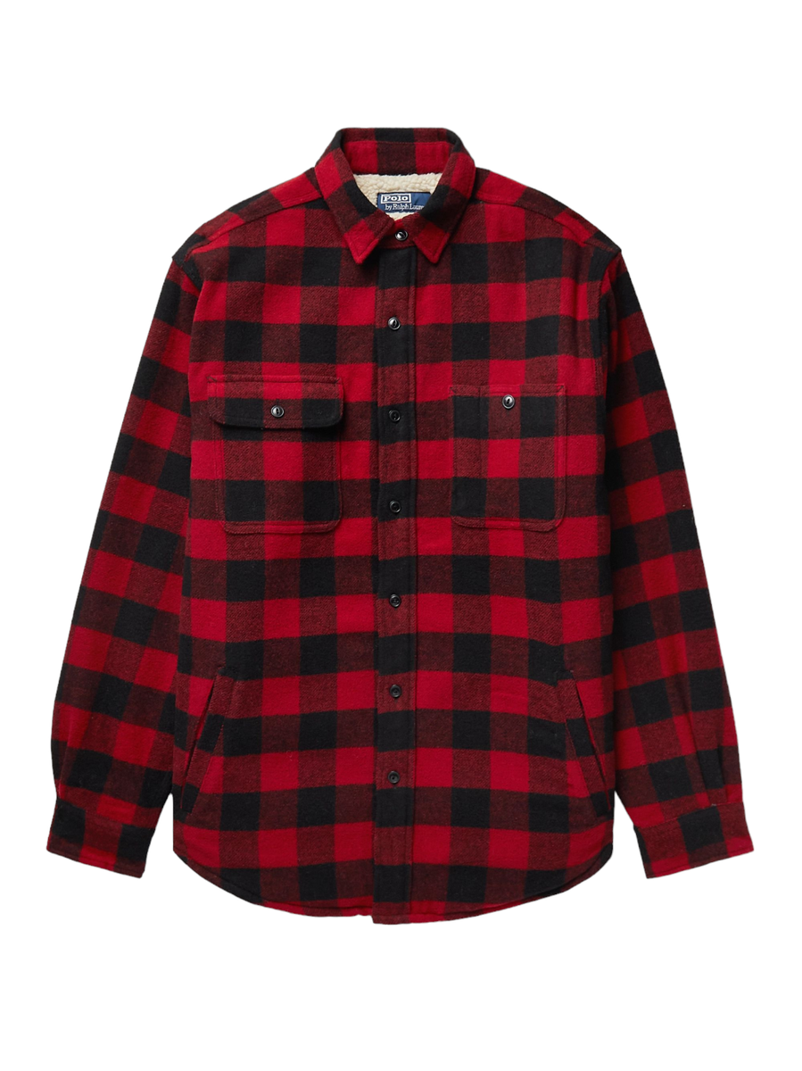 Ralph Lauren ウールポンチョ バッファローチェック Ralph Lauren ウールポンチョ バッファローチェック
