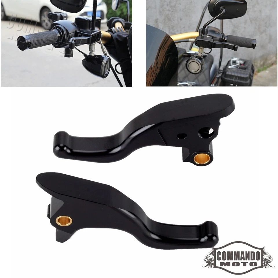 5.3" Hand Brake Levers for Harley Softail Slim FLSL Low Rider S FXLRS 2015-2025 - Image 3 of 4