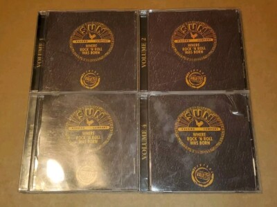 Sun Record Company - Where Rock 'N Roll Was Born - Volume 1-4 (4 CD Lot)
