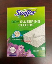 Swiffer Sweeper Dry Sweeping Pad Floor Mopping Cleaning Refills Lavender 16 Ct