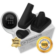 LEDER SCHALTKNAUF + SCHALTSACK + HANDBREMSSACK FÜR BMW 5 5er E39 6 GANG 6 GANG