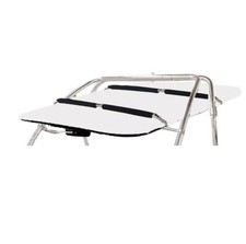 INDY Liquid Flat Wakeboard Tower Bimini 1580V White Canopy W/ 1 Pair Bimini Rack