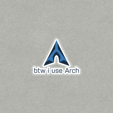 I use Arch Linux sticker - show your Arch pride  join the btw community 5746