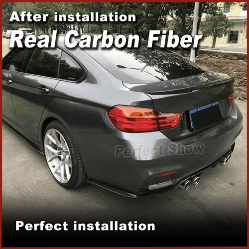 Se adapta a BMW F36 serie 4 420i 435i 2013-19 alerón trasero de carbono alerón labio ala - Imagen 4 de 9