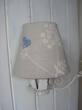 VANESSA ARBUTHNOTT 'COW PARSLEY' CANDLE LAMPSHADE Clay&Cornflower
