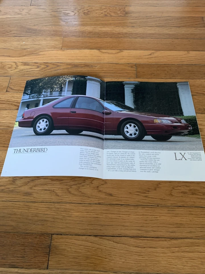 1995 Ford Thunderbird Sales Dealer Spec Brochure OEM Free Shipping - Image 2 of 4
