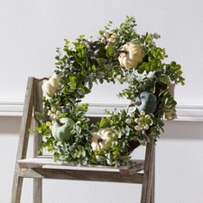 Ø 50 cm Herbst Kranz  Pumpkin Tür Dekor  Kürbis  Herbstdekoration  