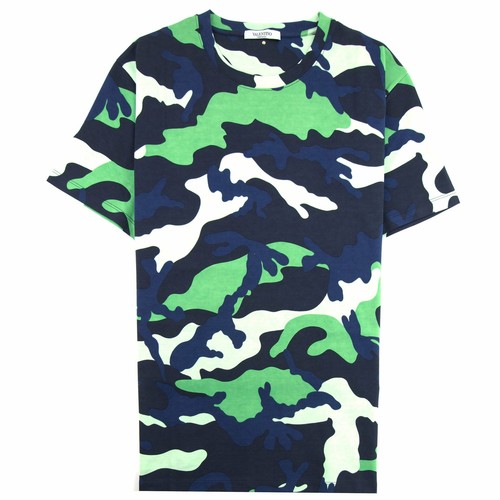 Valentino Camouflage T-shirt Green Camo 