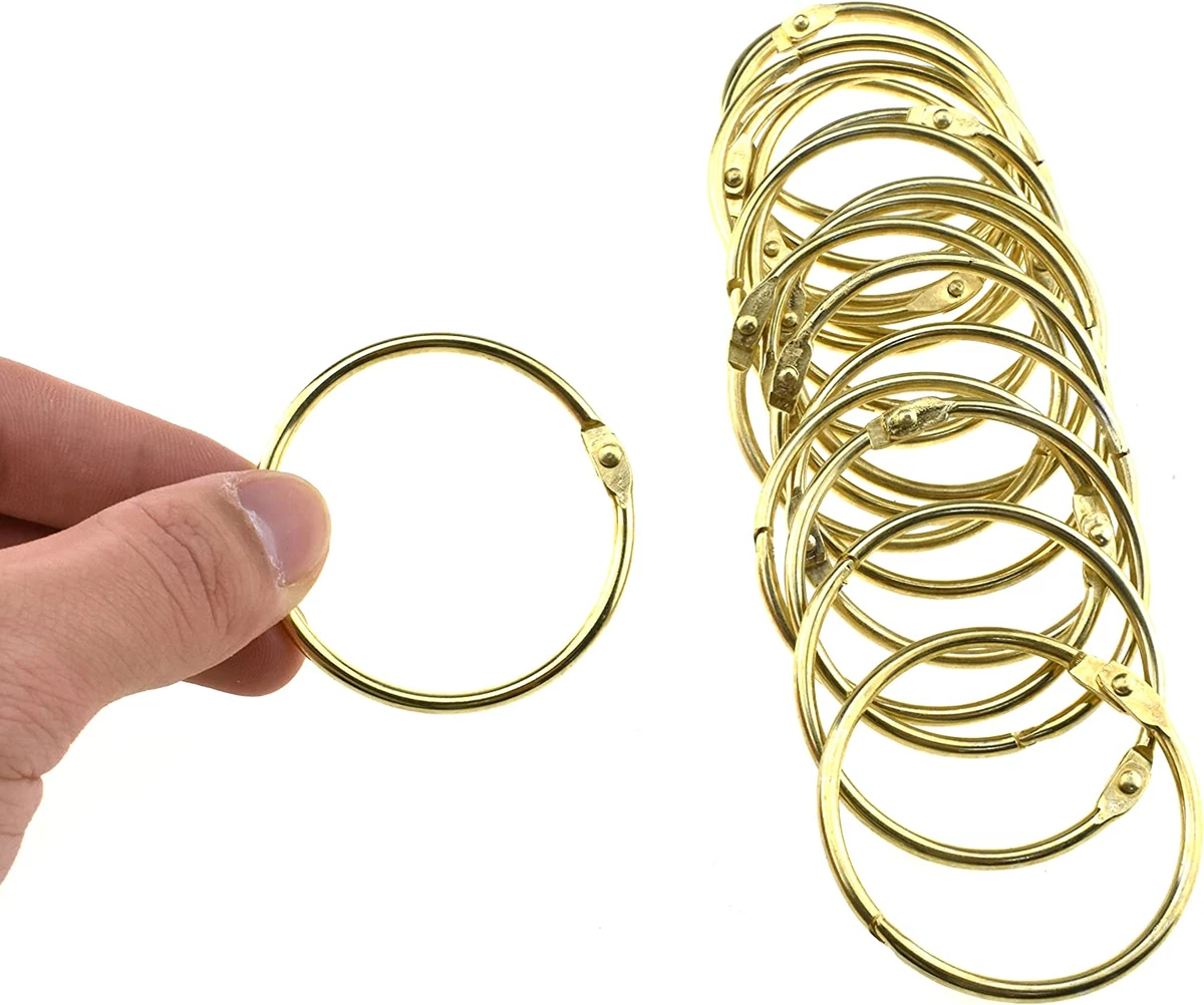 Metal Binder Rings 2 Inch Book Rings Key Rings Bulk Big Large Key