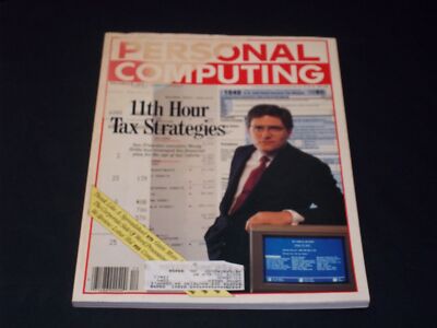 1986 DECEMBER PERSONAL COMPUTING MAGAZINE - WOODY HOBBS COVER - H 7860