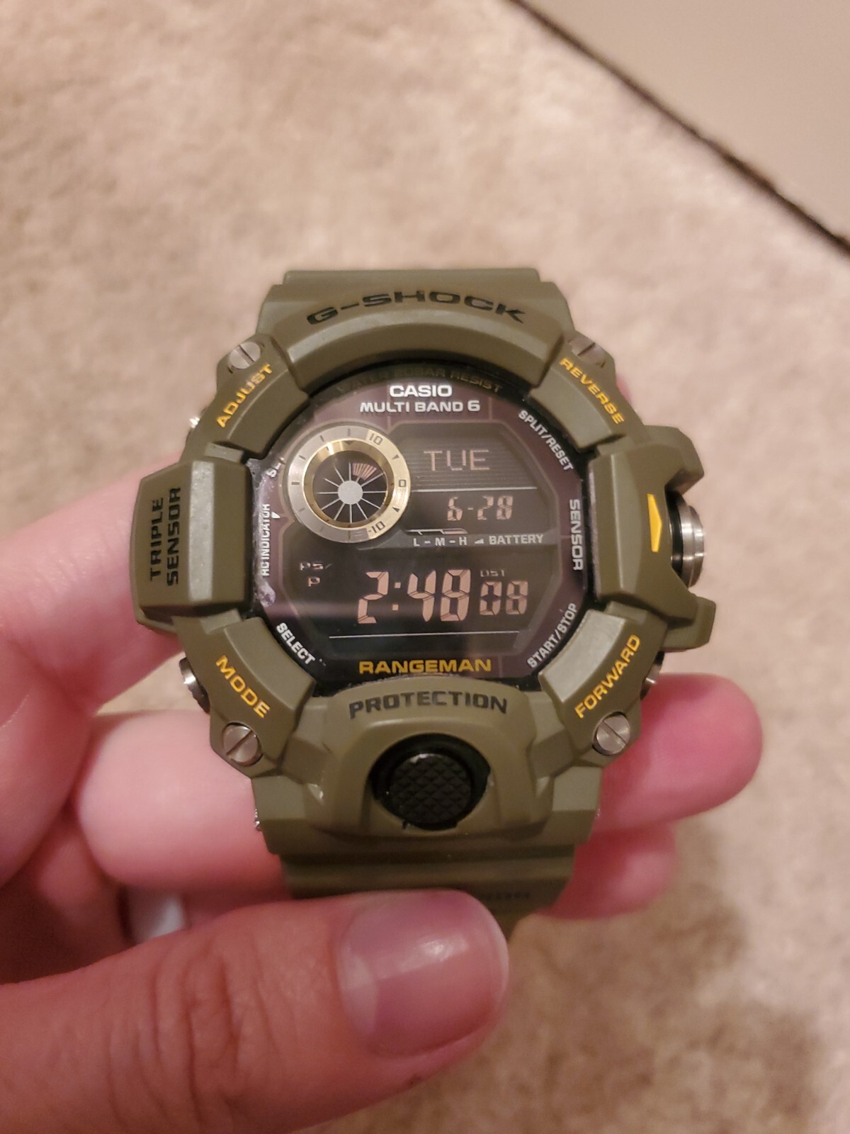 Casio G-Shock Rangeman GW9400-3 Wrist 