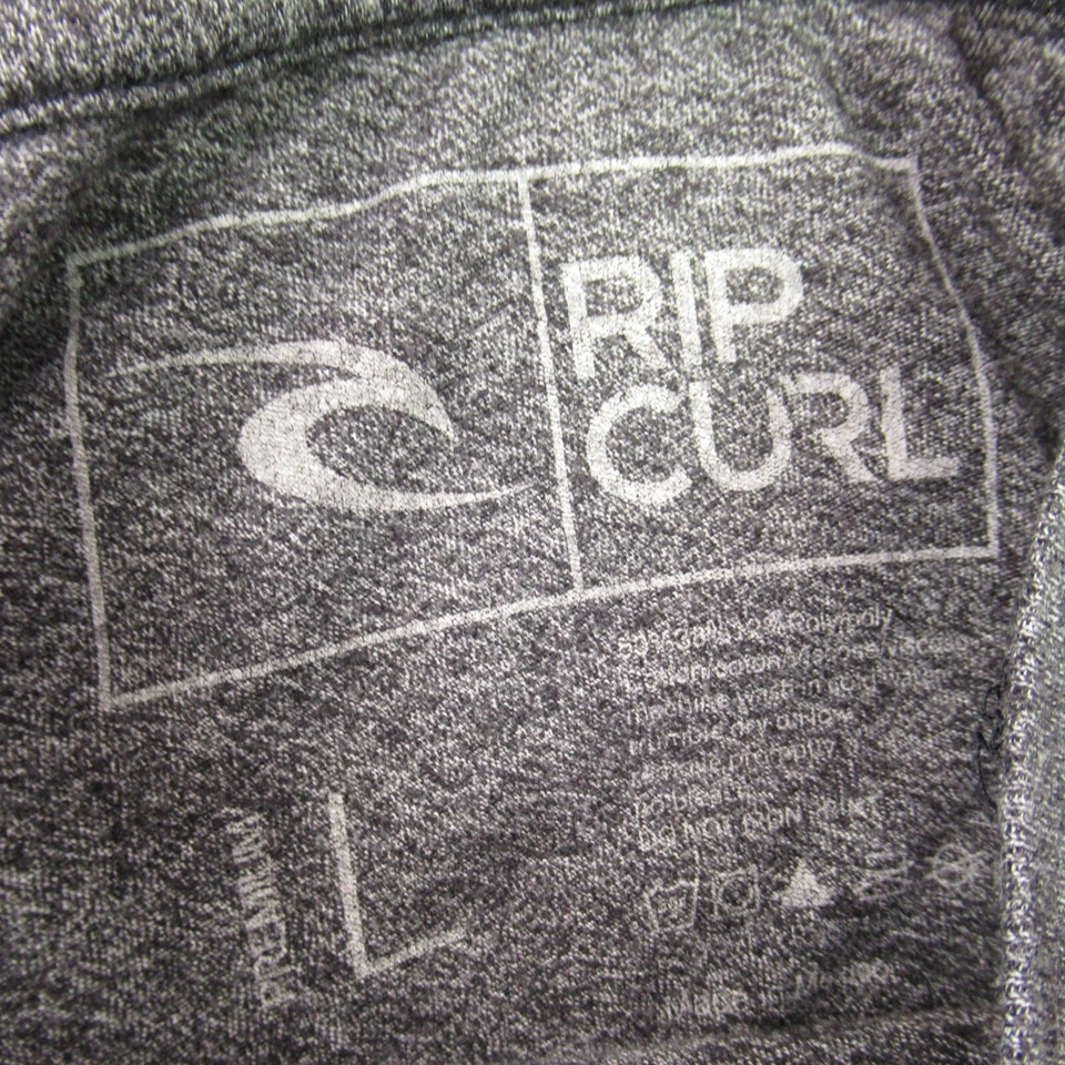 Camisa Rip Curl Niños Grande Manga Corta Informal Cuello Redondo Exterior Ligera Gris Foto 3 de 4