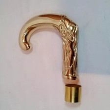 Antique Style Solid Brass Designer Handle Victorian For Wooden Walking Cane
