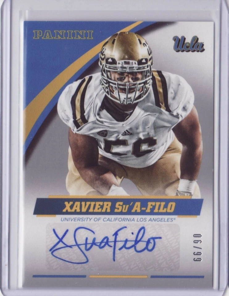 2015 Panini Collegiate UCLA Autograph Silver #XSF Xavier Su'A-Filo /99 Auto - Image 3 of 4