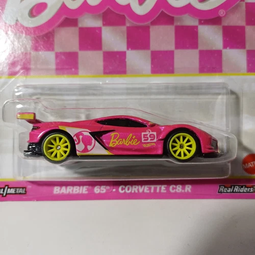 Hot Wheels Premium Pop Culture Barbie 65th Corvette C8.R - Picture 2 of 3