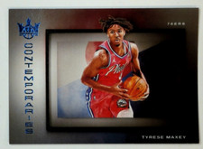 2021-22 Panini Court Kings Contemporaries Amethyst /99 Tyrese Maxey 76ers