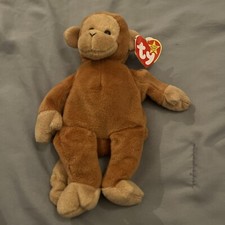 TY Beanie Baby Bongo the Monkey NWT