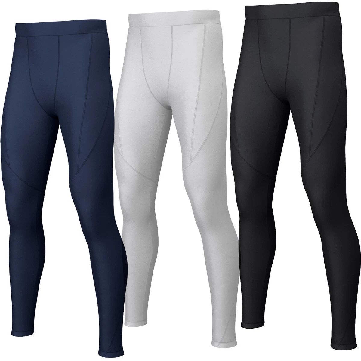 i-sports Kids Base Layer Tights Compression Thermals Pants Plain