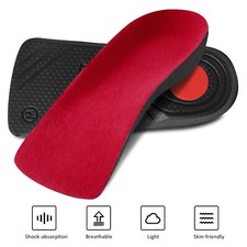 Orthotic Shoe Insole High Arch Support Inserts for Plantar Fasciitis Feet Relief