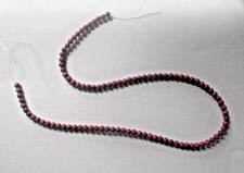 4 MM APPLE CORAL SMOOTH ROUND BEADS 16" STRAND RED APPLE COLOR BELOW WHOLESALE