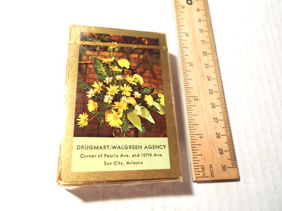 Factory Sealed Deer Plastic Coated Playing Cards Vintage Walgreen Sun City 60s