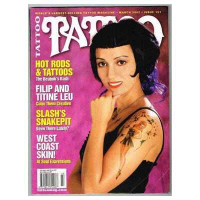 Tattoo Magazine March 2002 mbox2912/a  Hot Rods & Tattoos The Beatnik's Bash - S