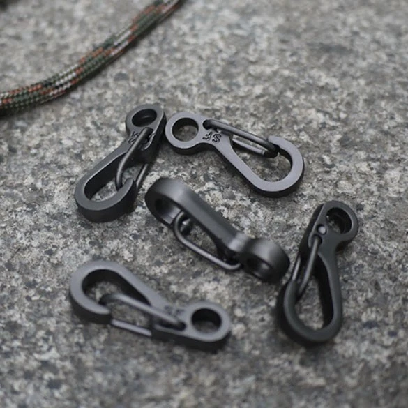 Mini clearance carabiner keyring