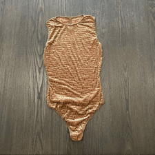 NWT Skims Velvet Sleeveless Bodysuit Chai - Size XS