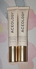 Lot of 2 Aceology Passionfruit Refining Lip Scrub 0.5oz/15g Each Full Size New