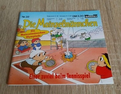 Die Mainzellmännchen Nr.39 - Einer zuviel beim Tennisspiel  ''Comic Maxie Pixie''