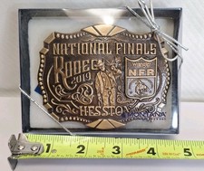 HESSTON NFR Belt Buckle 2019 Wrangler National Finals Rodeo Commemorative Adult