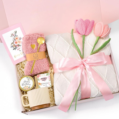 Birthday Gifts for Women, Get Well Soon Gifts Package, Luxury Self Care Box Spa